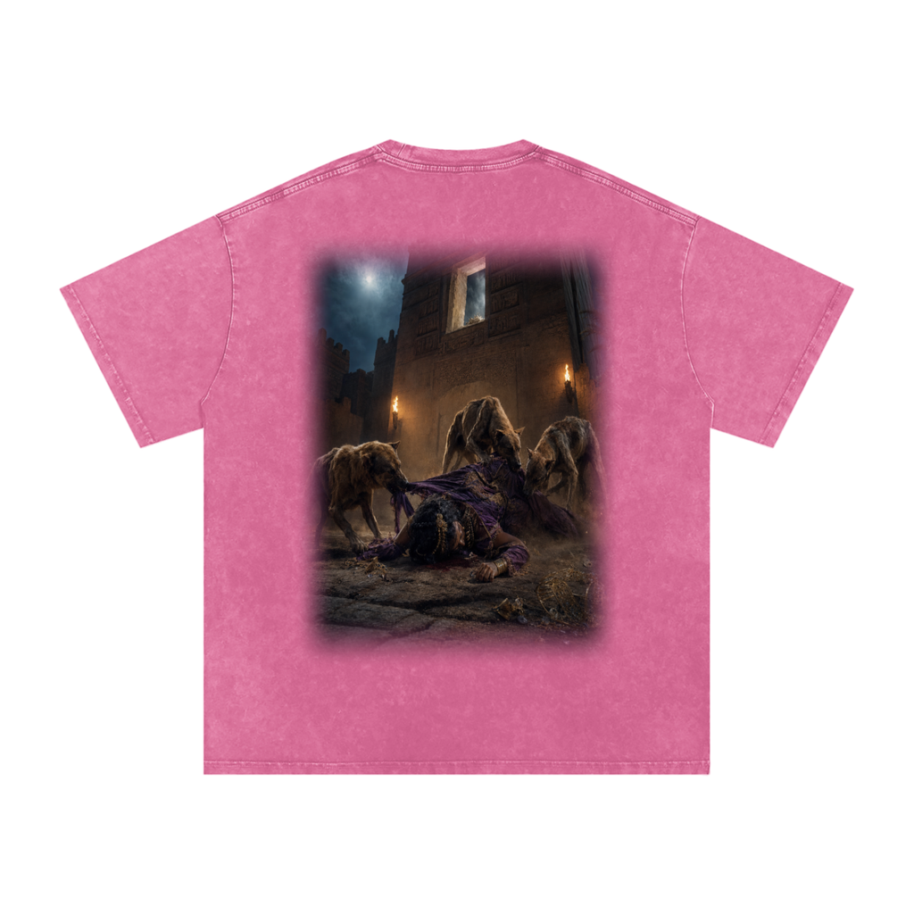 Jubilore “Jezebel” Snow Washed Oversized Cotton T-Shirt
