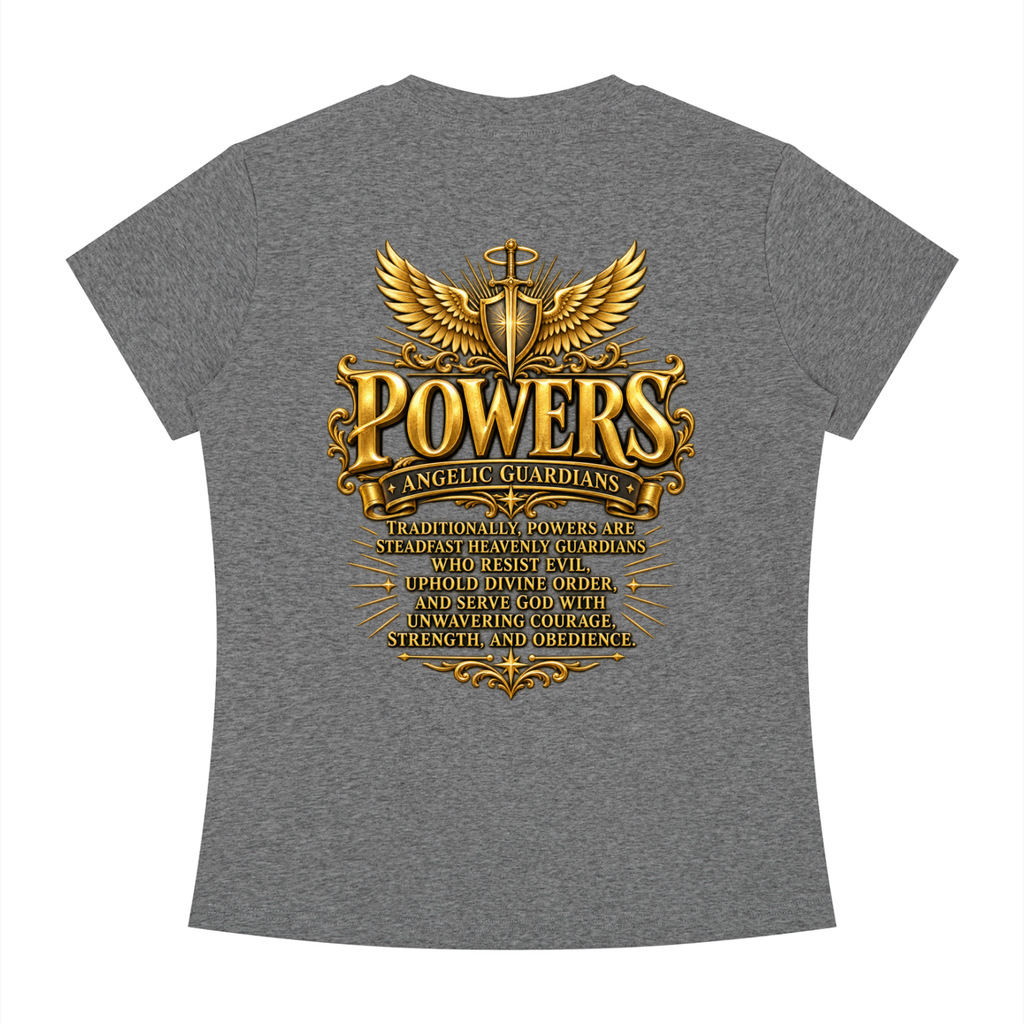 Jubiloré "Powers" Women's Slim Fit Crewneck T-Shirt