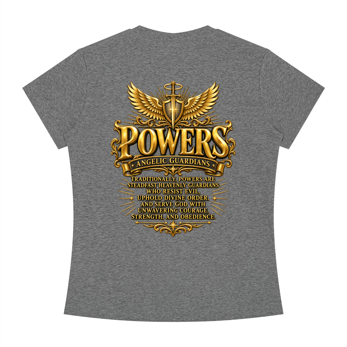 Jubiloré "Powers" Women's Slim Fit Crewneck T-Shirt