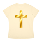 Jubiloré "Shroud of Turin" Women's Slim Fit Crewneck T-Shirt
