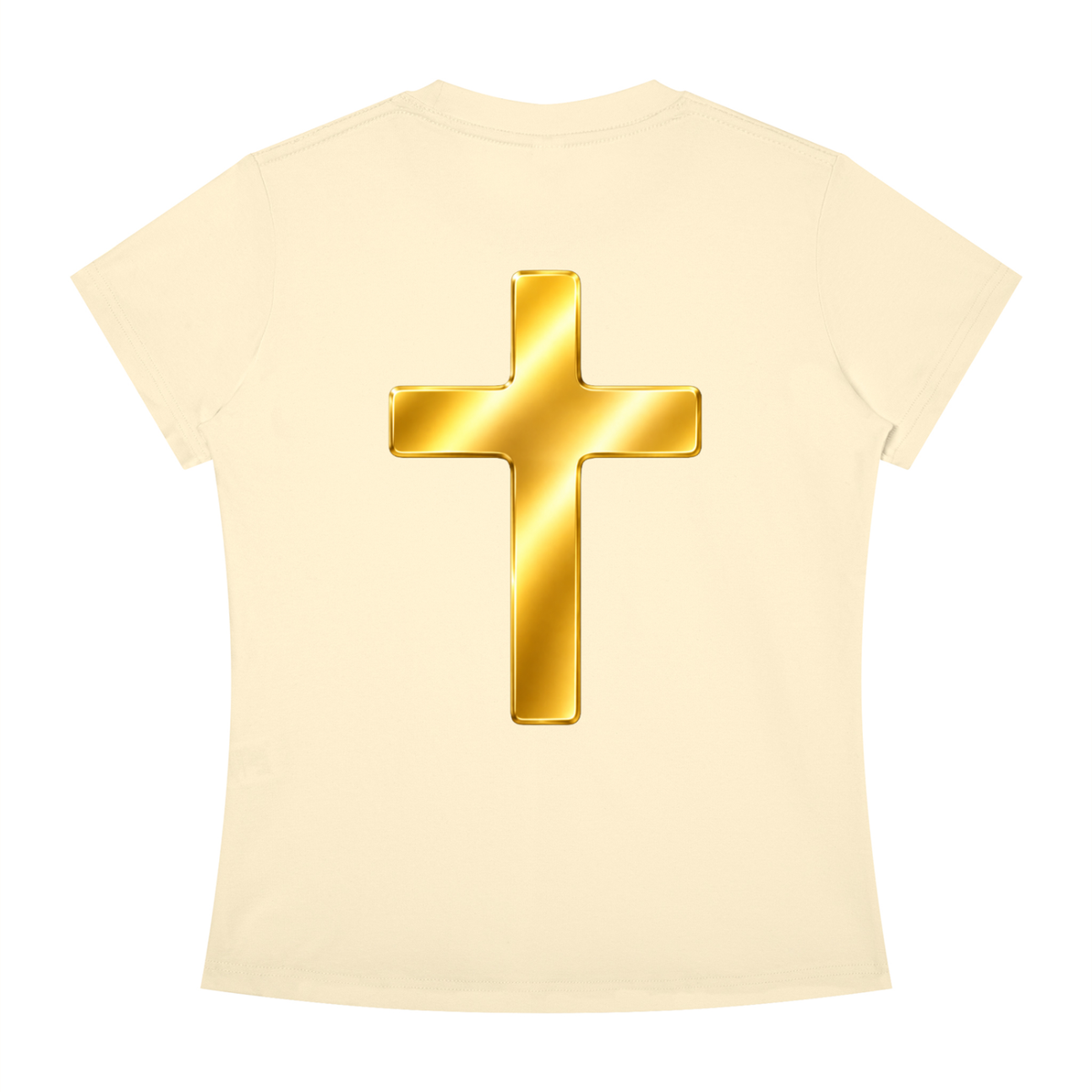 Jubiloré "Shroud of Turin" Women's Slim Fit Crewneck T-Shirt