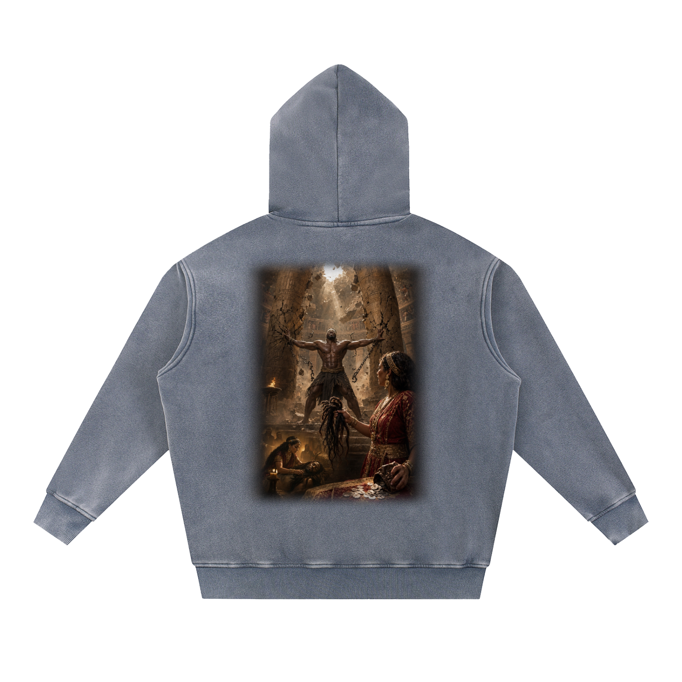 Jubilore "Samson" Snow Wash Fleece Oversize Hoodie