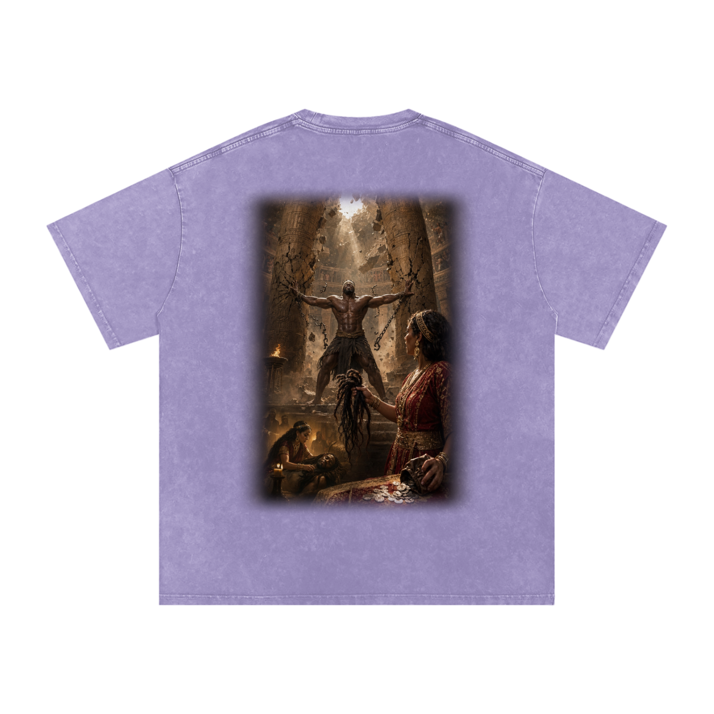 Jubilore “Samson” Snow Washed Oversized Cotton T-Shirt