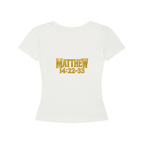 Jubiloré "Jesus Walks On Water" Women's Longline Slim-Fit T-Shirt