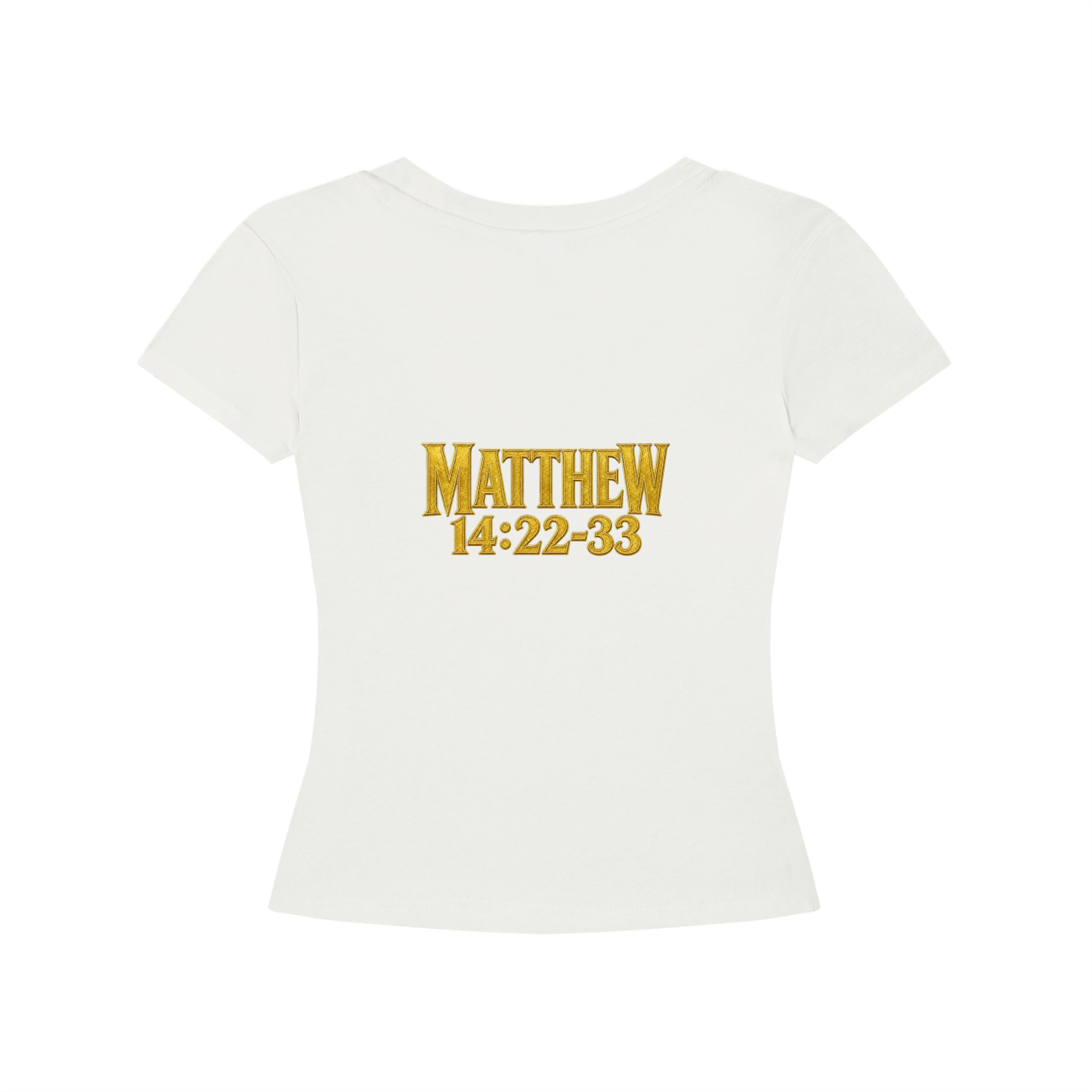 Jubiloré "Jesus Walks On Water" Women's Longline Slim-Fit T-Shirt