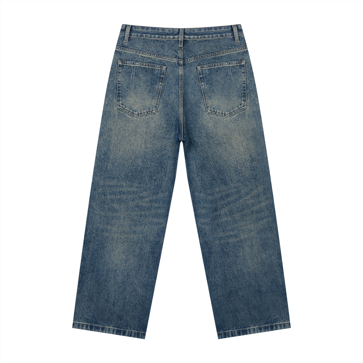 Jubilore Men's Vintage Wash Denim Jeans