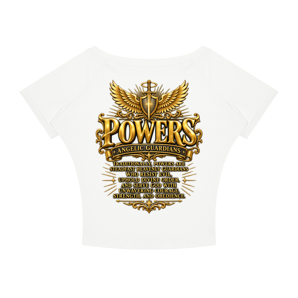 Jubiloré "Powers" Women’s Boatneck Raglan T-Shirt