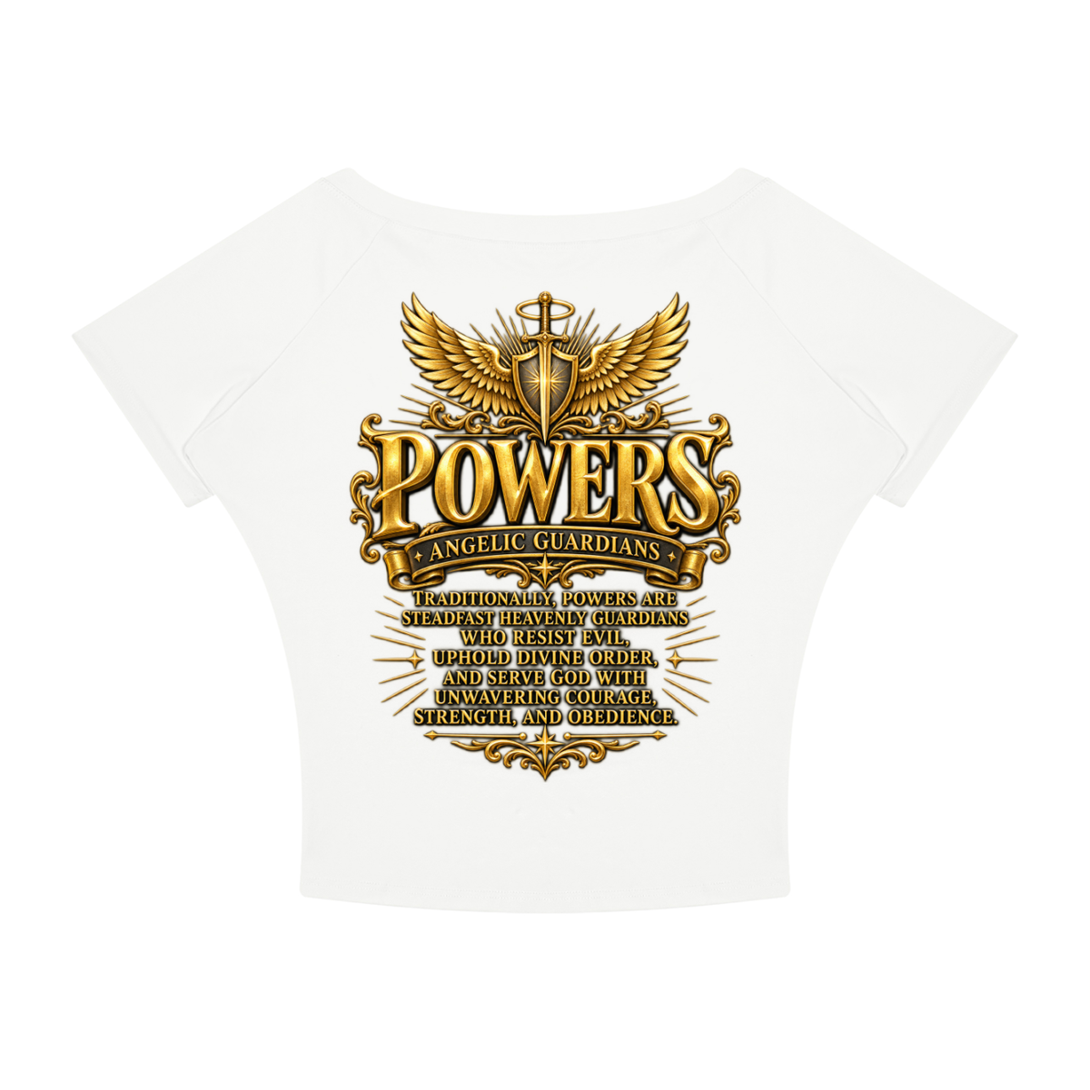 Jubiloré "Powers" Women’s Boatneck Raglan T-Shirt