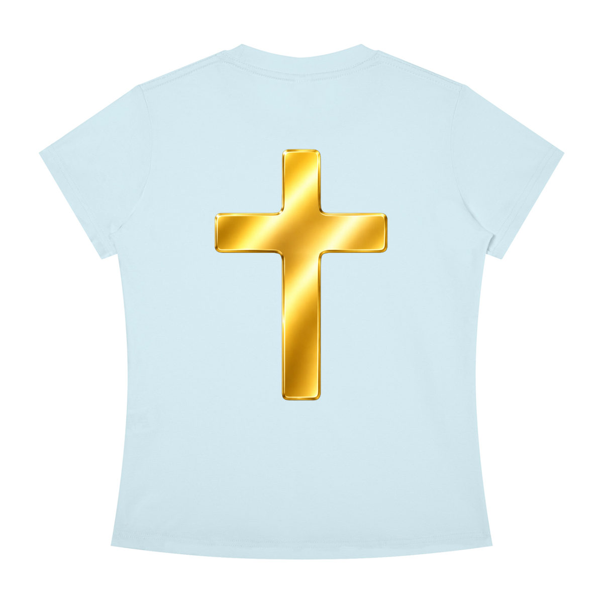 Jubiloré "Shroud of Turin" Women's Slim Fit Crewneck T-Shirt