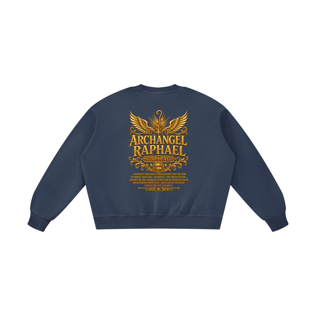 Jubilore "Raphael" Unisex Boxy Vintage Washed Sweatshirt