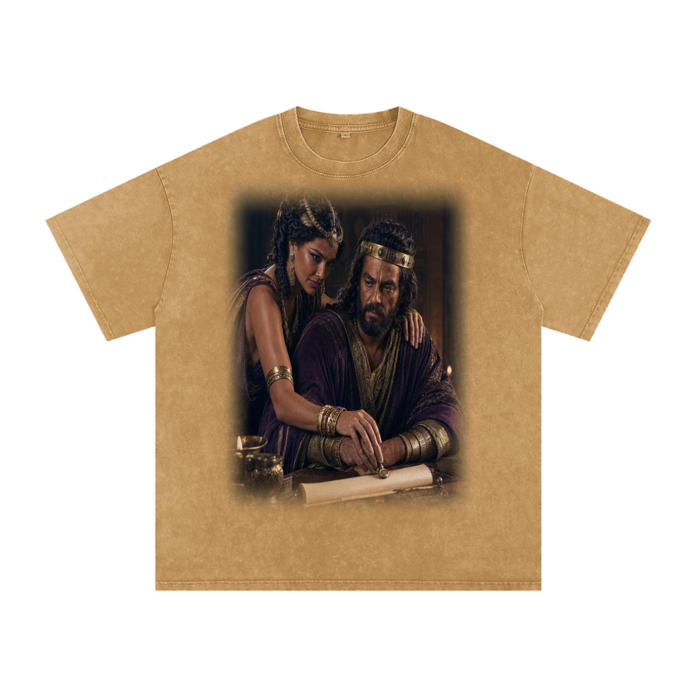 Jubilore “Jezebel” Snow Washed Oversized Cotton T-Shirt