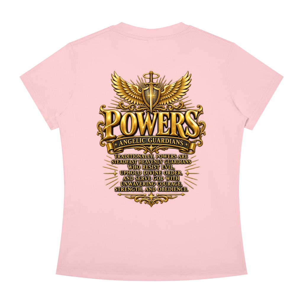 Jubiloré "Powers" Women's Slim Fit Crewneck T-Shirt