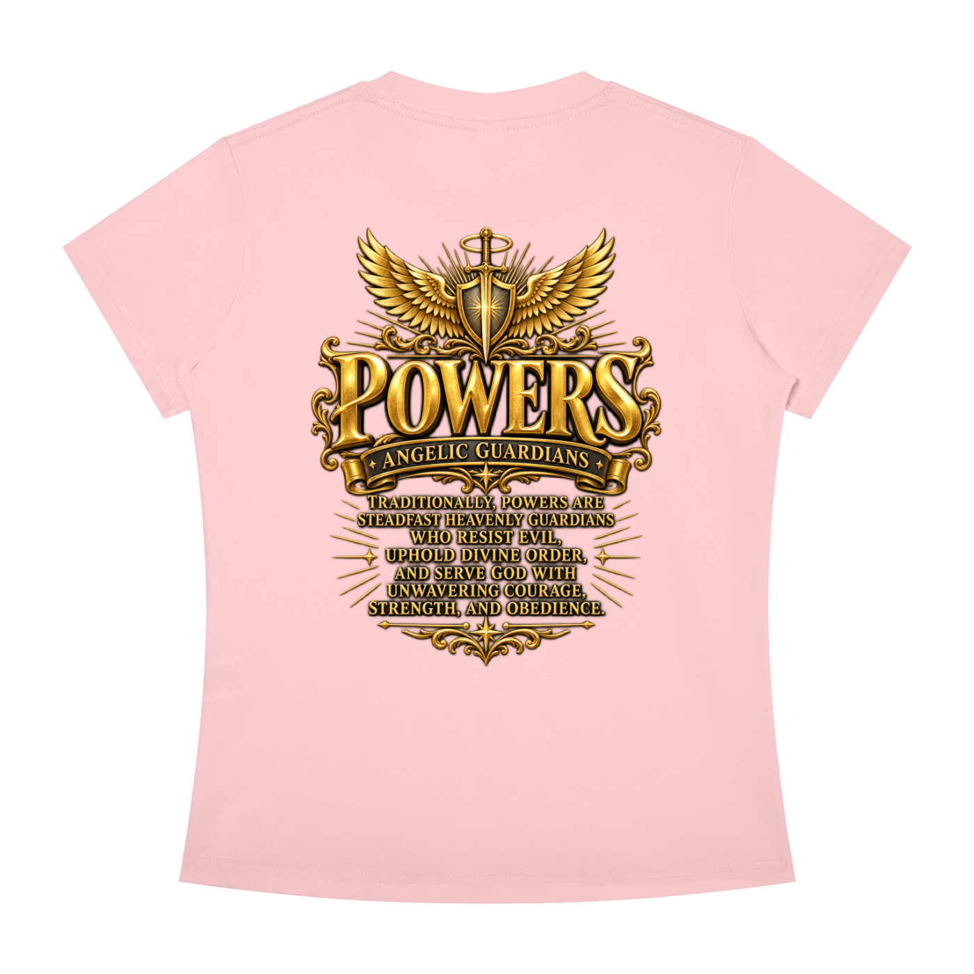 Jubiloré "Powers" Women's Slim Fit Crewneck T-Shirt
