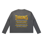 Jubilore Thrones Unisex Vintage Wash Layered T-Shirt