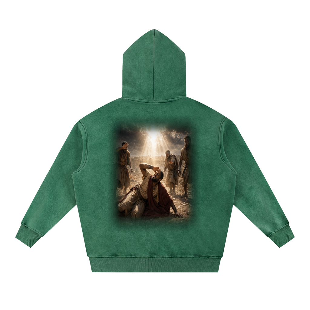 Jubilore "Paul" Snow Wash Fleece Oversize Hoodie