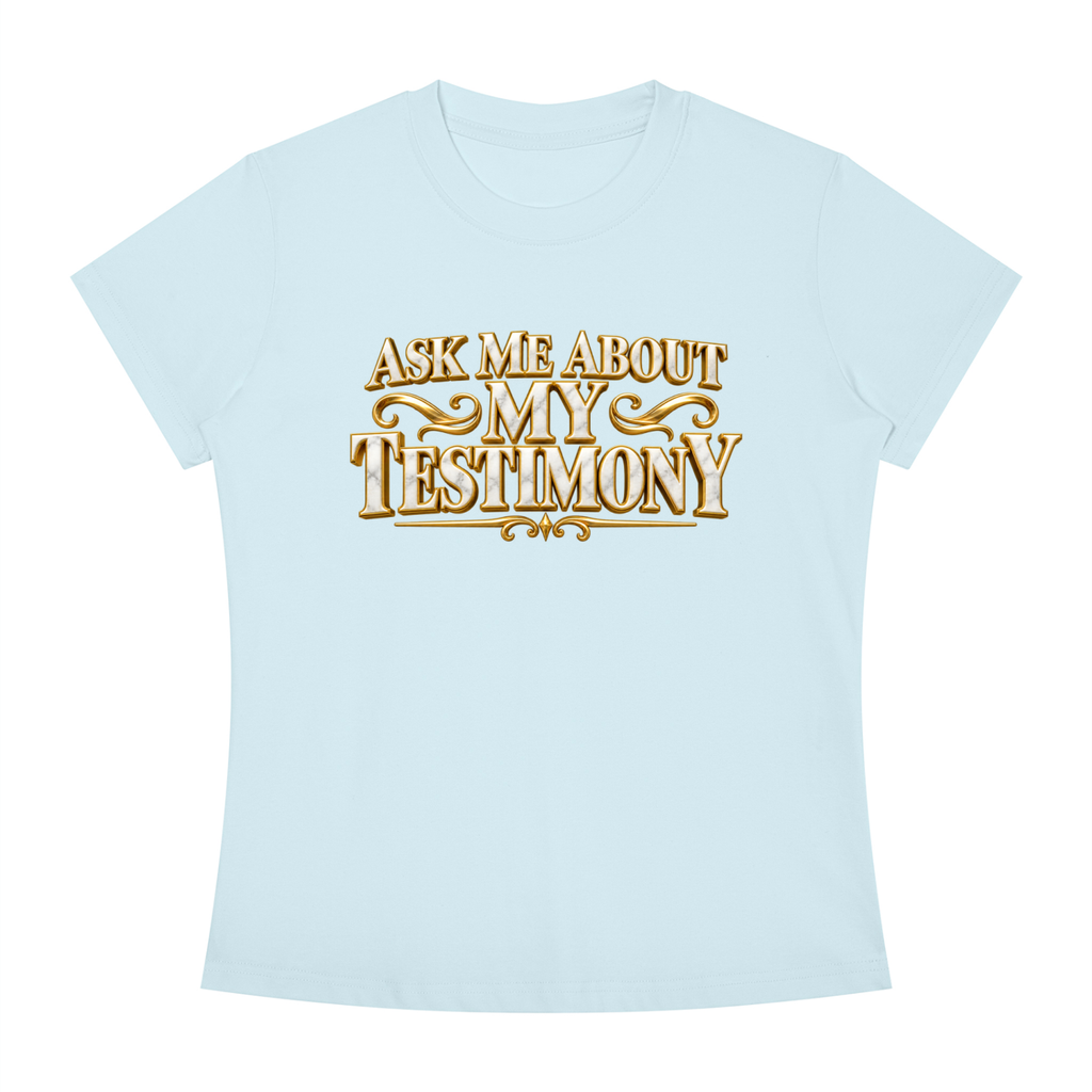 Jubiloré "AMMT" Women's Slim Fit Crewneck T-Shirt