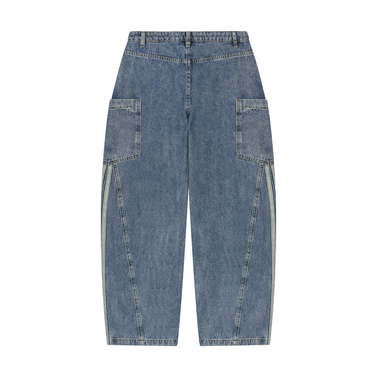 Jubiloré Women's Vintage Wash Barrel Leg Jeans