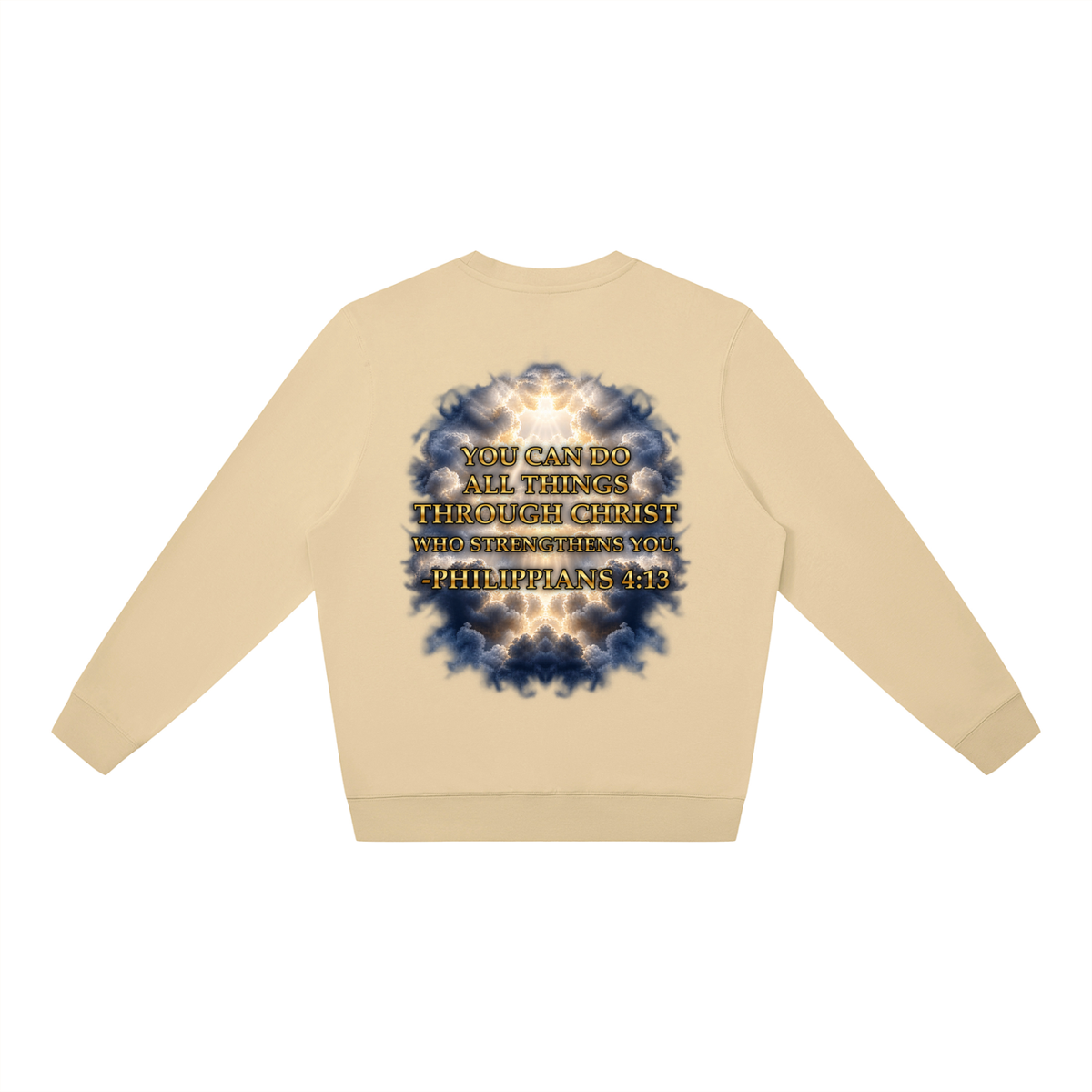 Jubilore "Christ Saves" Unisex Oversized Crewneck Sweatshirt