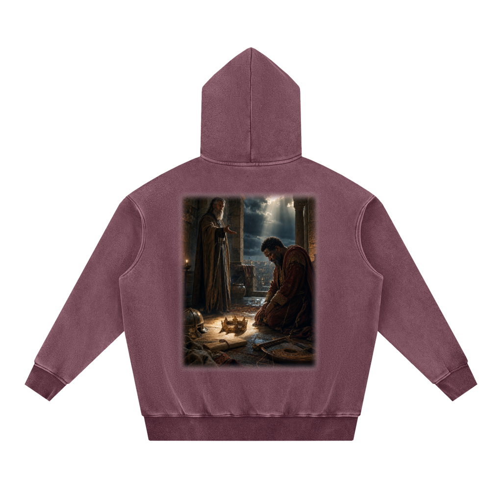 Jubilore "David" Snow Wash Fleece Oversize Hoodie