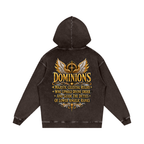 Jubilore "Dominions" Snow Washed Loose Cotton Hoodie