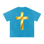 Jubilore "Shroud of Turin" Snow Washed Oversized Cotton T-Shirt