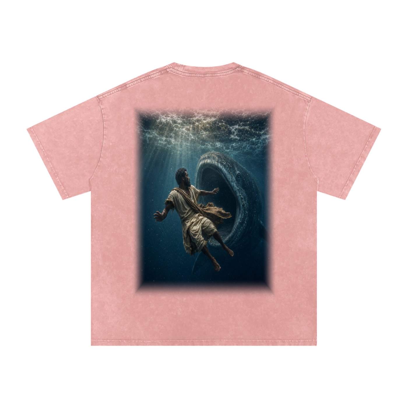 Jubilore "Jonah" Snow Washed Oversized Cotton T-Shirt