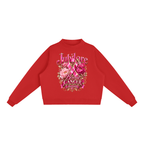 Jubiloré "BCA" Essential Fleece Mock-Neck Crew Sweatshirt