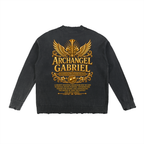 Jubilore "Gabriel" Vintage Washed Hand-Frayed Sweater