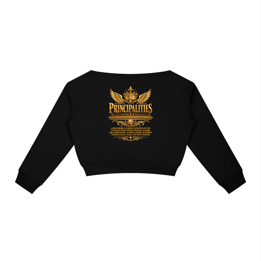 Jubiloré "Principalities" Women's Off-Shoulder Sweatshirt