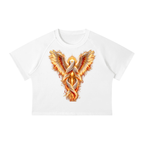 Jubilore Seraphim Women's Mineral Wash Raglan Crop T-Shirt