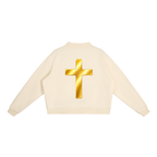 Jubiloré "BCA" Essential Fleece Mock-Neck Crew Sweatshirt