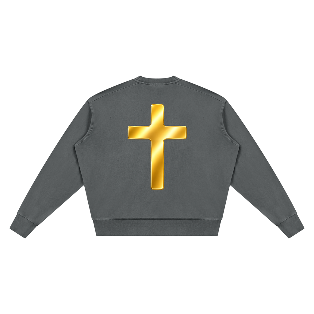 Jubilore "DVA"  Vintage Wash Crewneck Sweatshirt