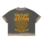 Jubilore Seraphim Unisex Boxy Sunfade Vintage Wash T-Shirt
