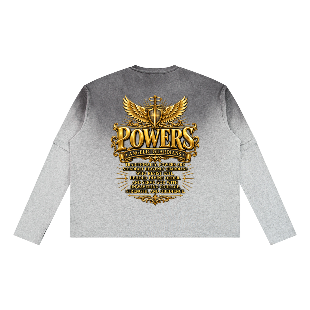 Jubilore "Powers" Unisex Vintage Wash Layered T-Shirt