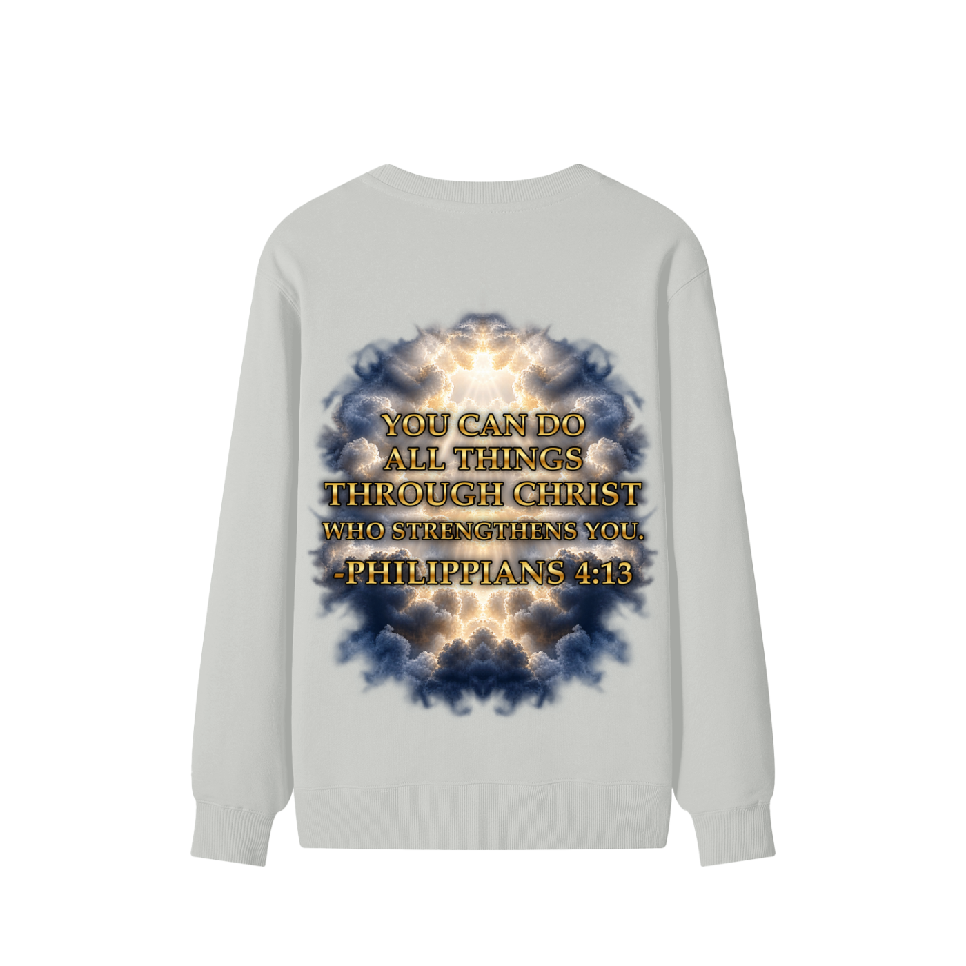 Jubilore "Christ Saves" Classic Unisex Cotton Sweatshirt