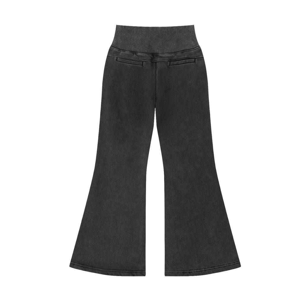 Jubiloré Vintage Washed Flared Fleece Pants