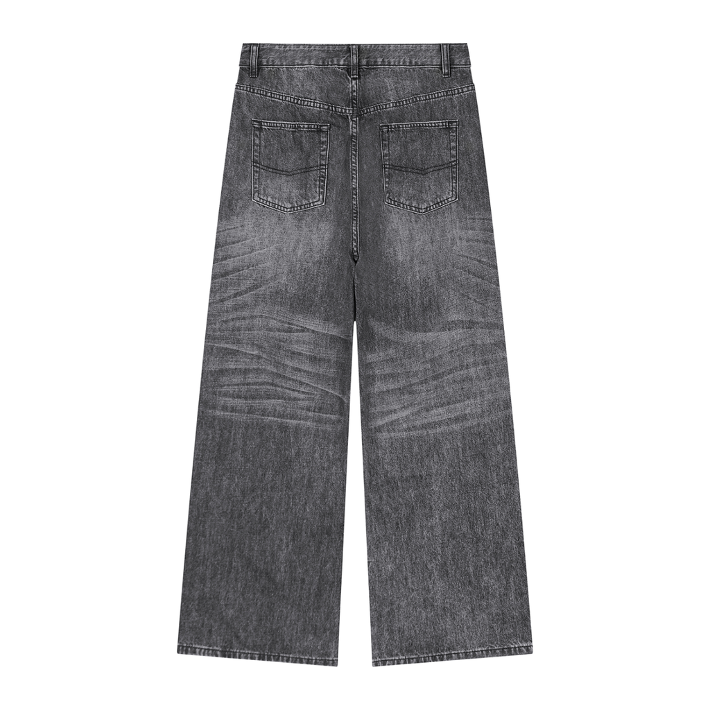 Jubilore Men's Vintage Wash Denim Jeans