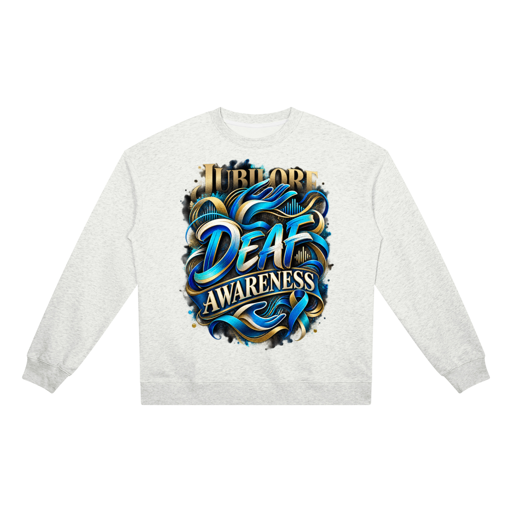 Jubilore "DA" Unisex Heavyweight Crewneck Sweatshirt