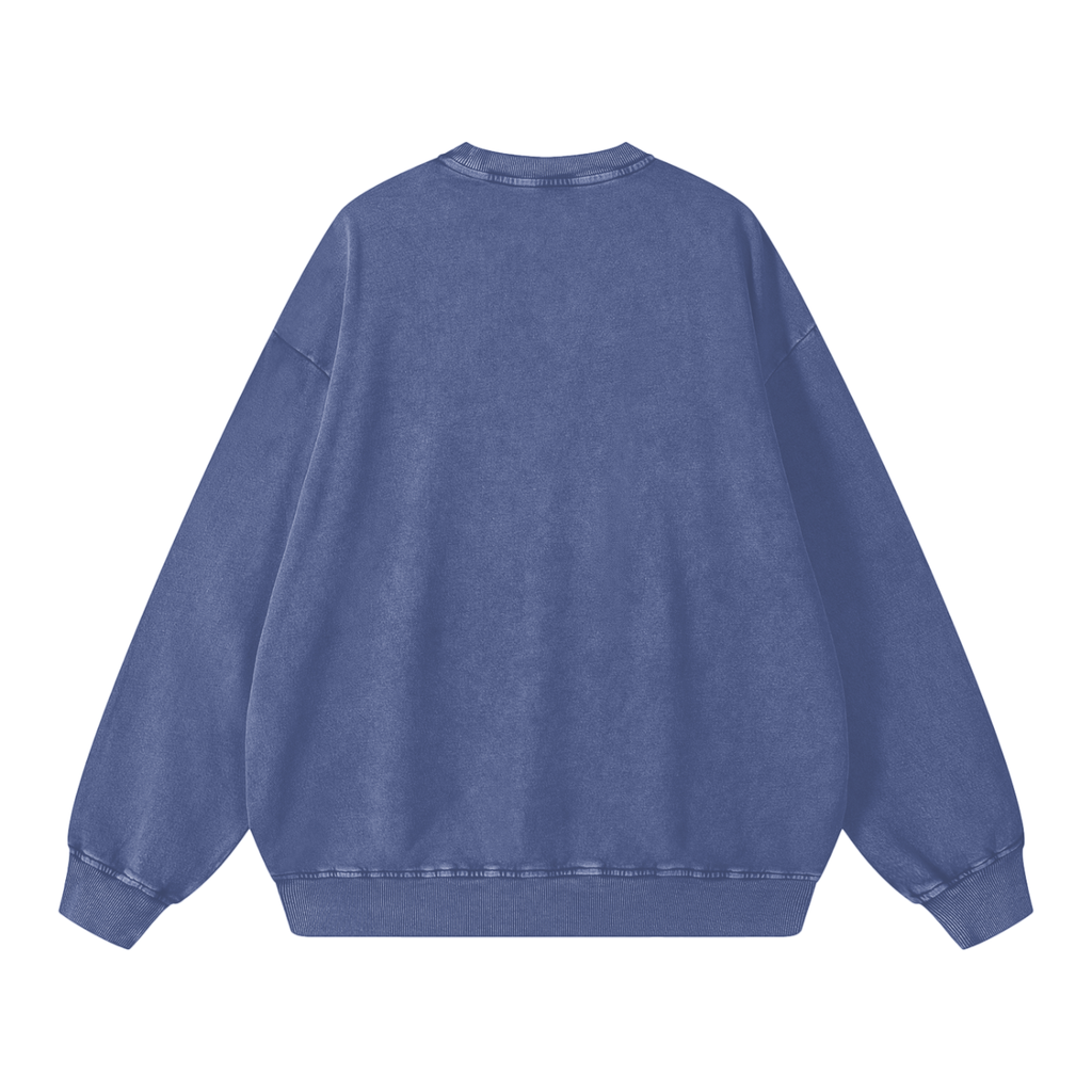 Jubilore "NAA" Snow Washed Oversized Sweatshirt