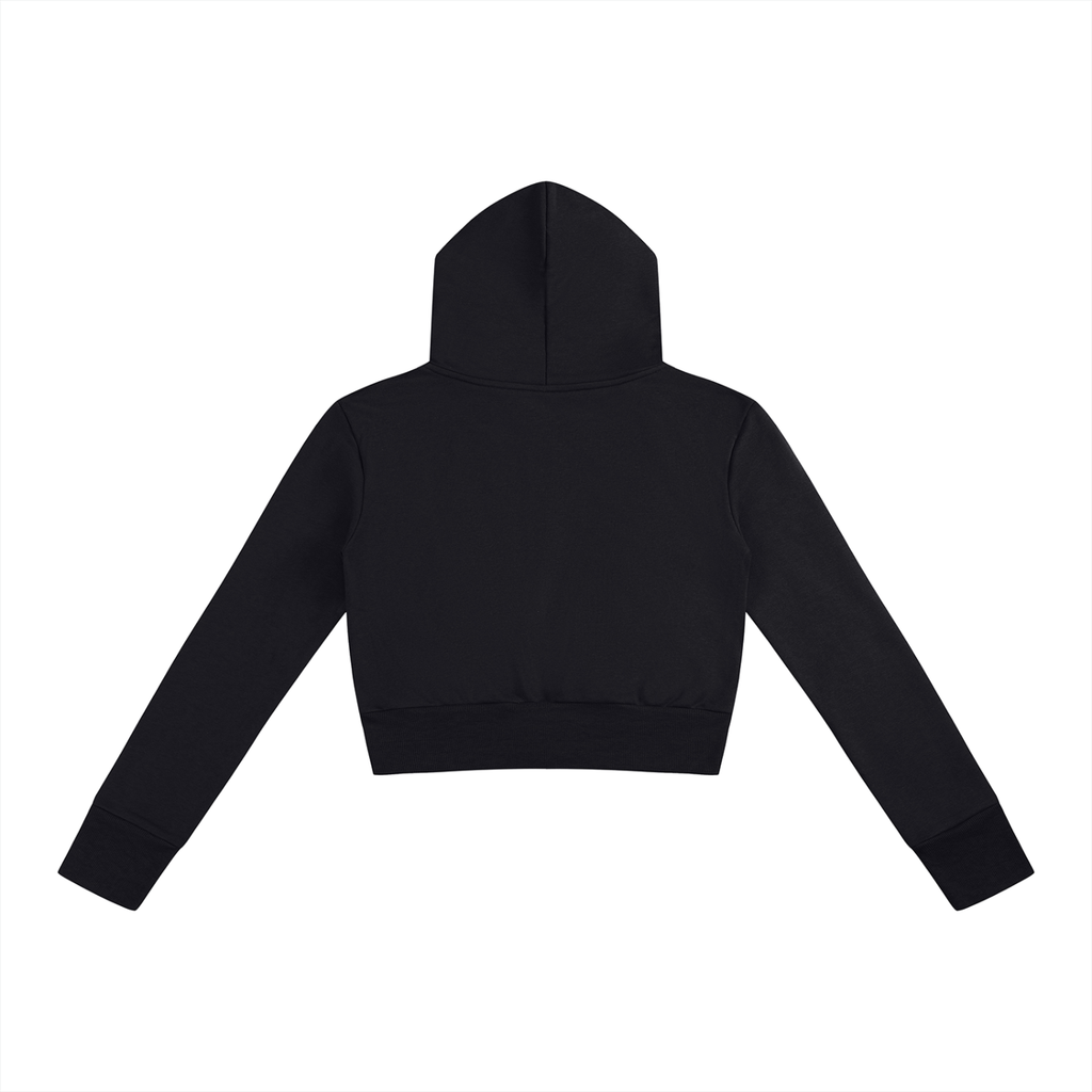 Jubiloré Women’s Slim Crop Full Zip Hoodie