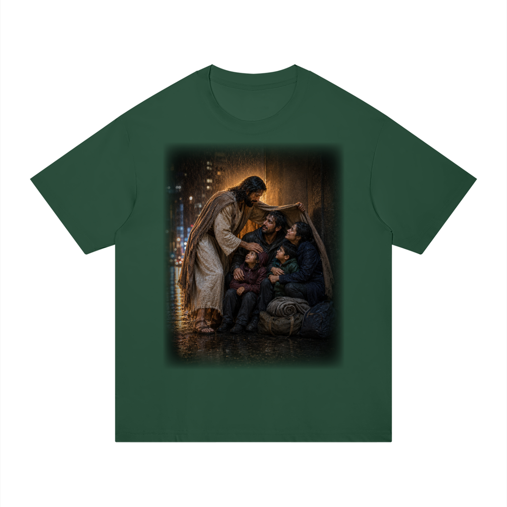 Jubilore "Christ Saves" Unisex Regular Fit Cotton T-Shirt