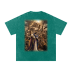 Jubilore “Solomon” Snow Washed Oversized Cotton T-Shirt