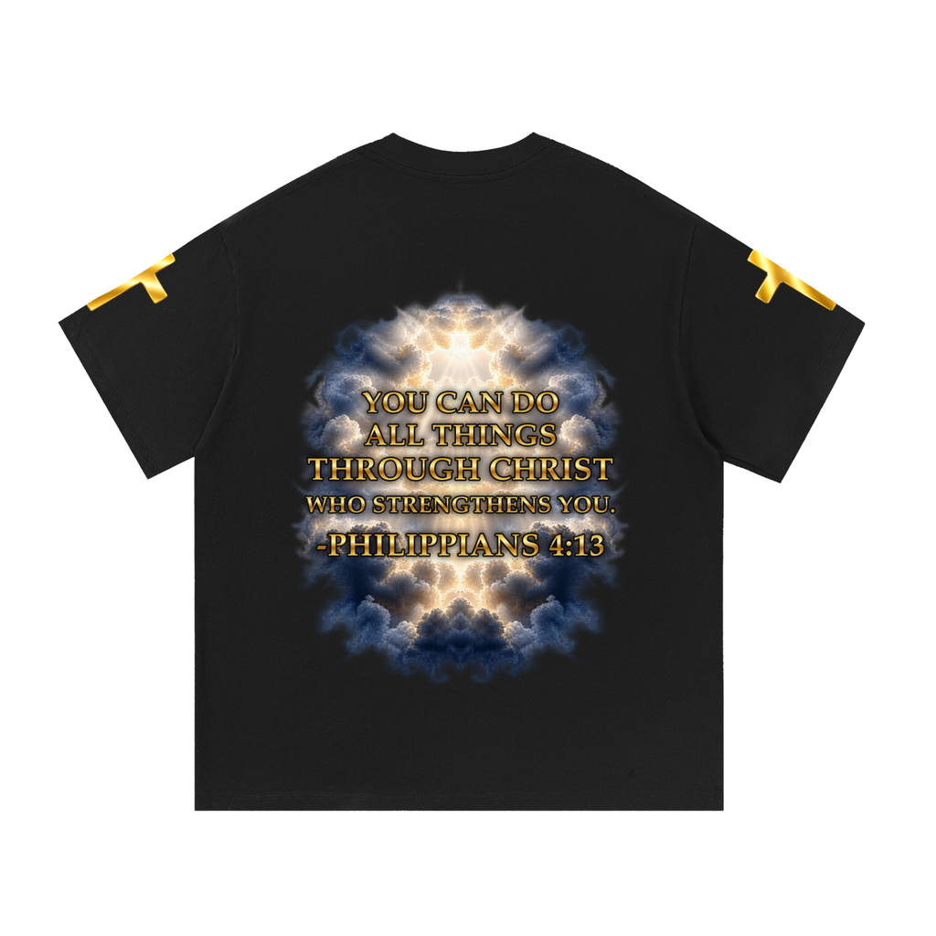 Jubilore "Christ Saves" Essential Cotton T-Shirt