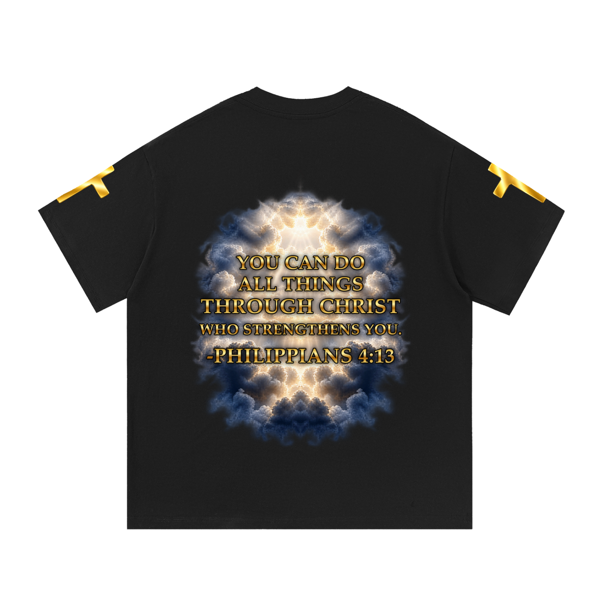 Jubilore "Christ Saves" Essential Cotton T-Shirt