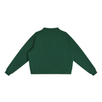 Jubiloré "JIK" Essential Fleece Mock-Neck Crew Sweatshirt